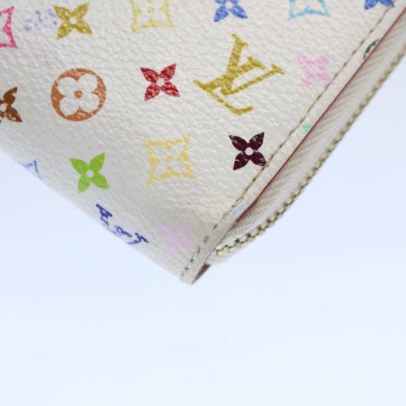LOUIS VUITTON Monogram Multicolor Zippy Wallet White M60241 LV Auth yk9942 - Picture 14 of 16
